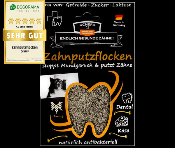 Zahnputzflocken Hund